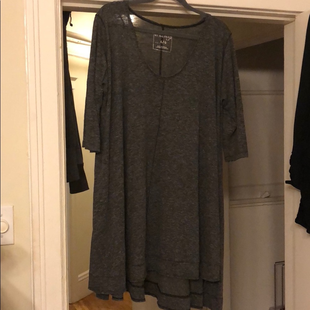 Free People Grey Tunic/Dress